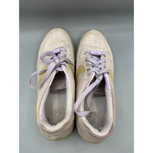 Nike Air Force 1 Sage LX Low Womens 8.5 Violet Mist Suede Sneakers AR5409-500 - Picture 4 of 9
